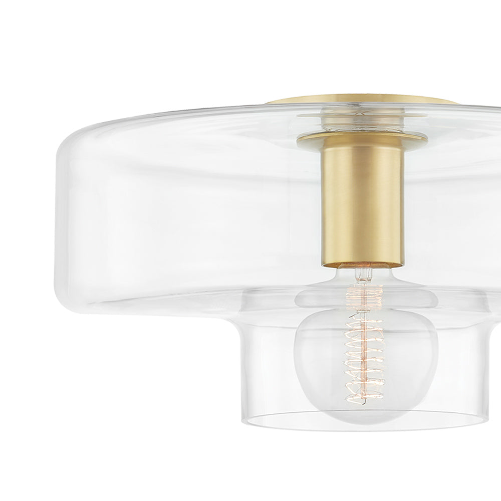 Iona Flush Mount Ceiling Light in Detail.