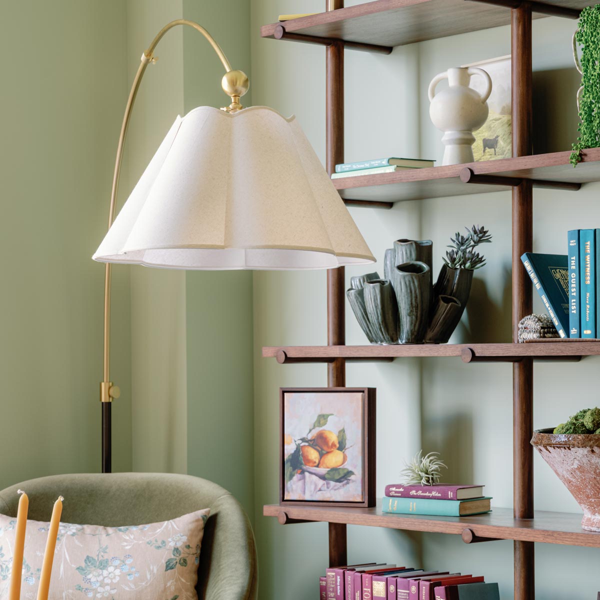 Janie Floor Lamp in Detail.