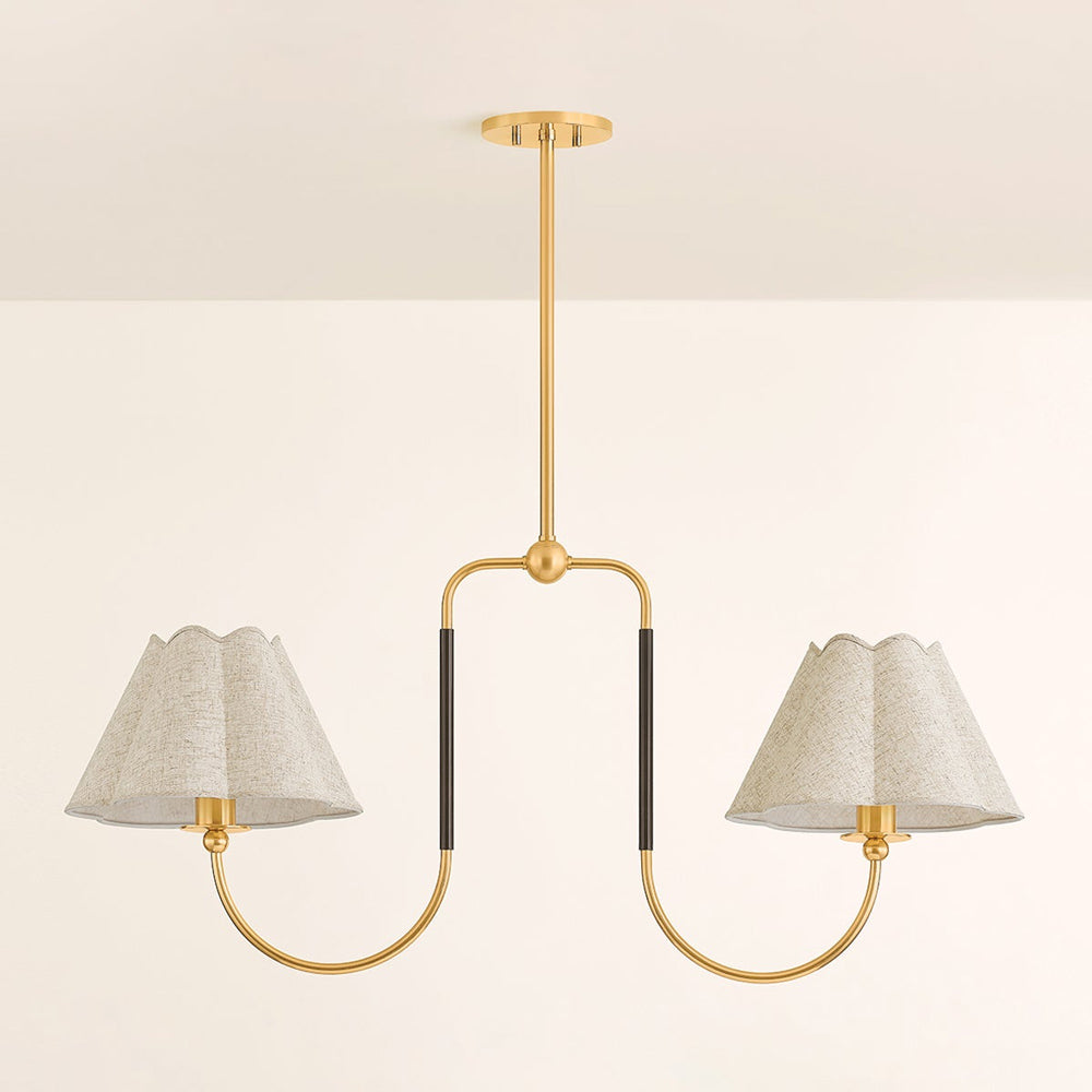 Janie Linear Pendant Light in Detail.