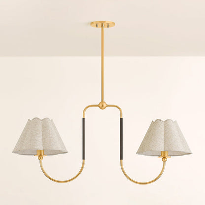 Janie Linear Pendant Light in Detail.
