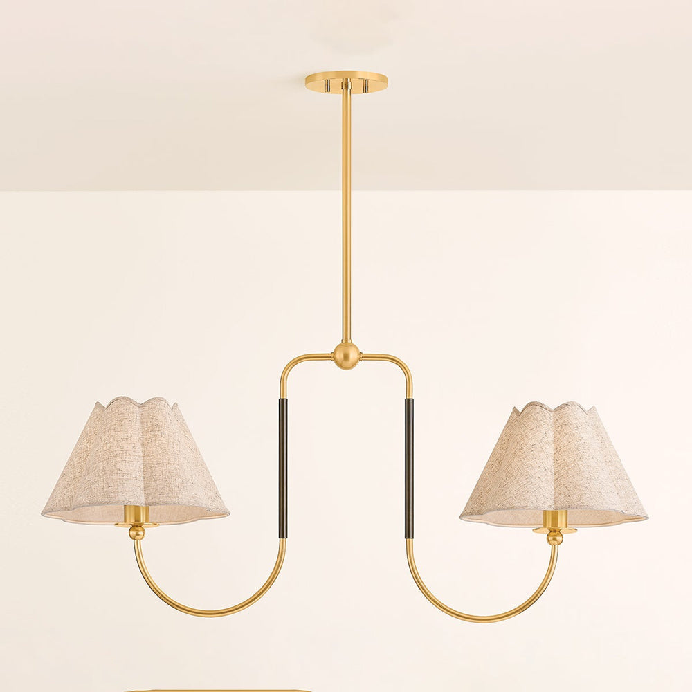 Janie Linear Pendant Light in Detail.