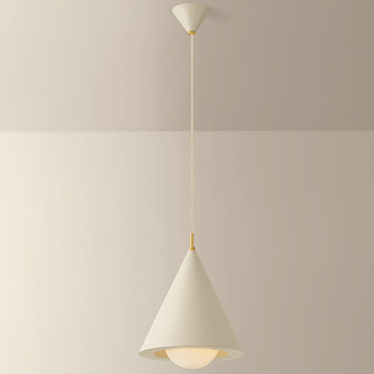Jolene Cone Pendant Light in Detail.