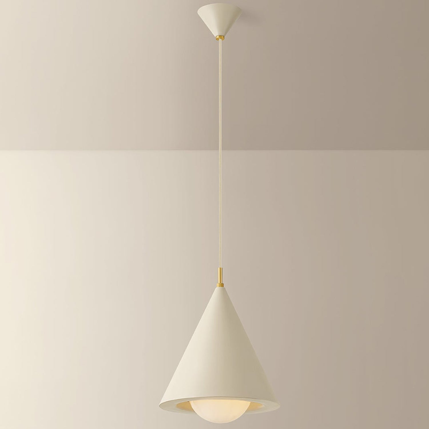 Jolene Cone Pendant Light in Detail.