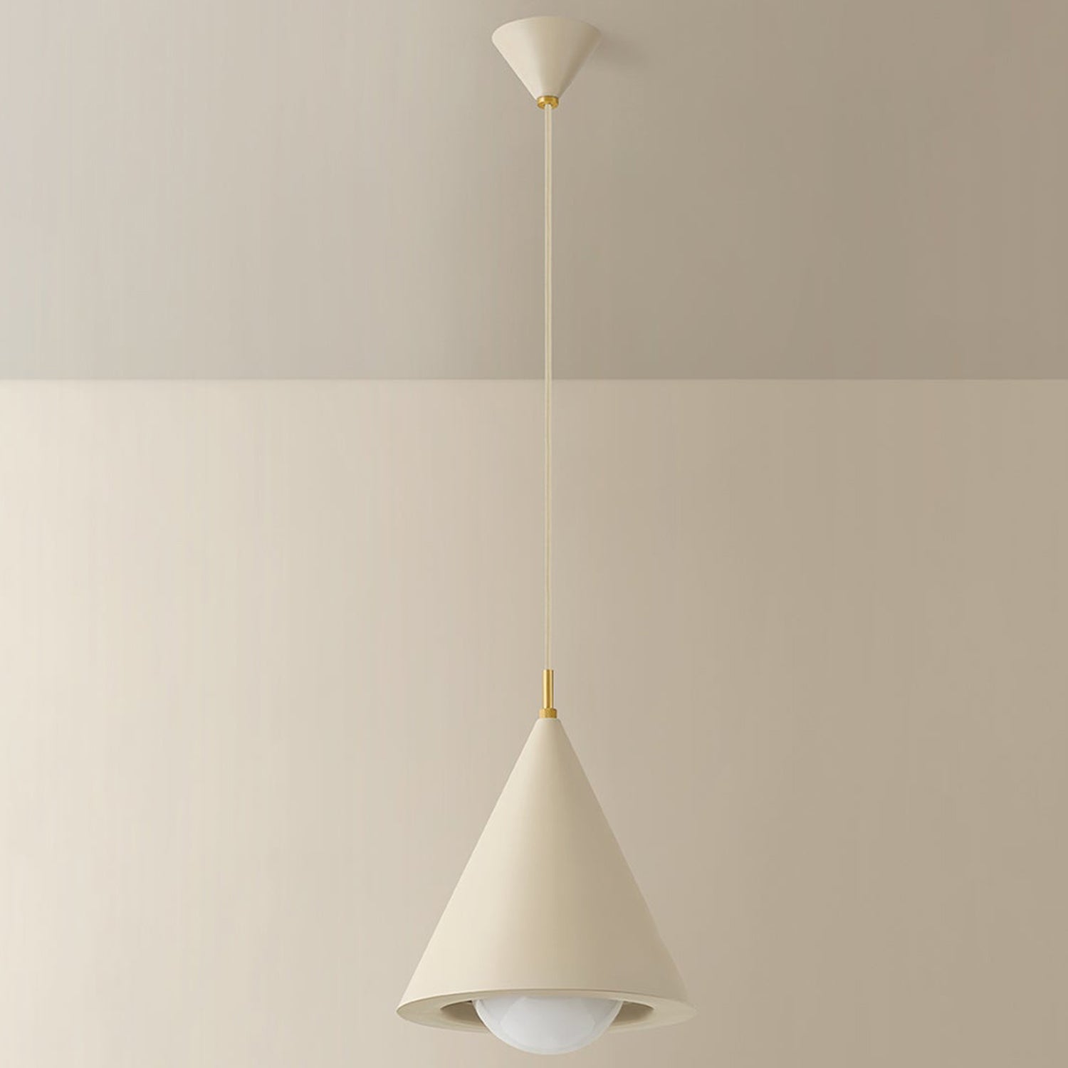 Jolene Cone Pendant Light in Detail.