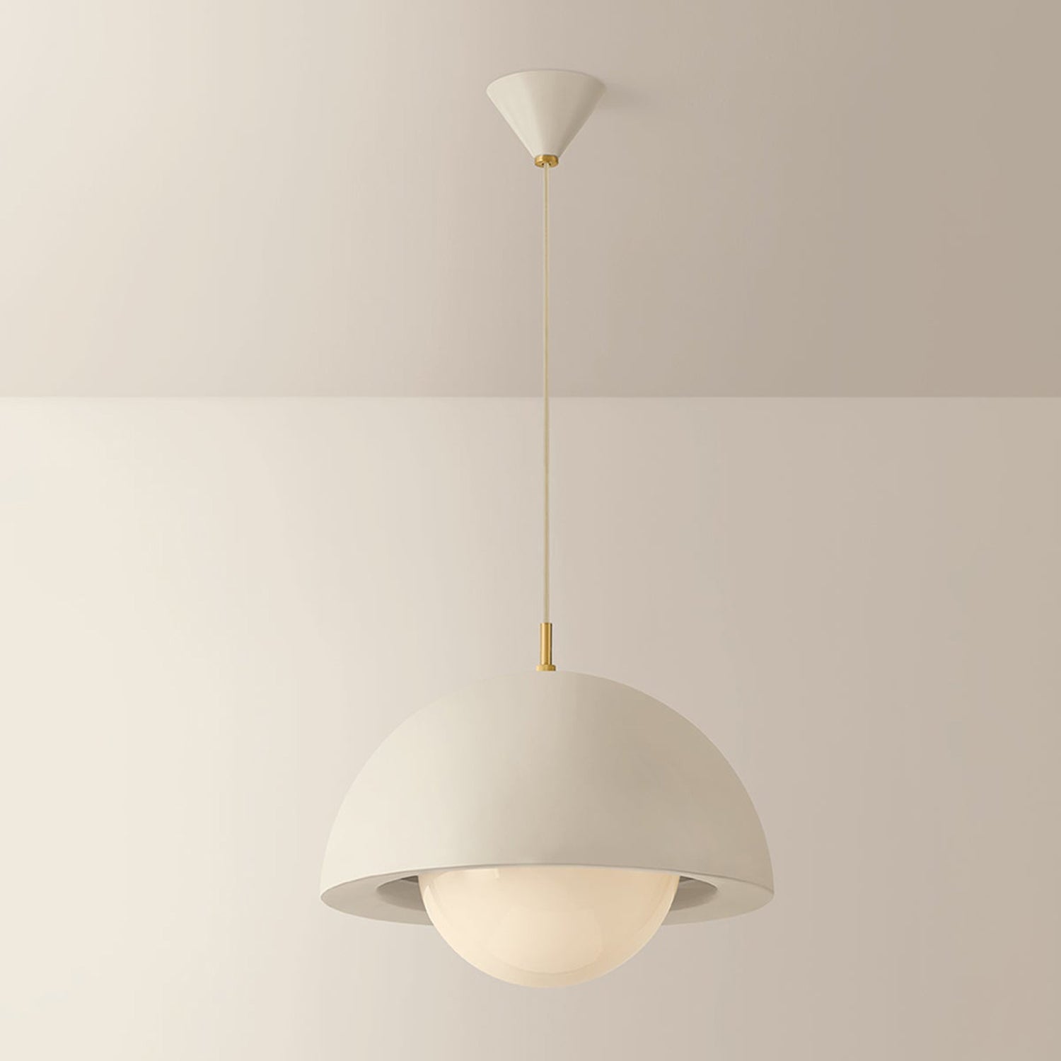 Jolene Dome Pendant Light in Detail.