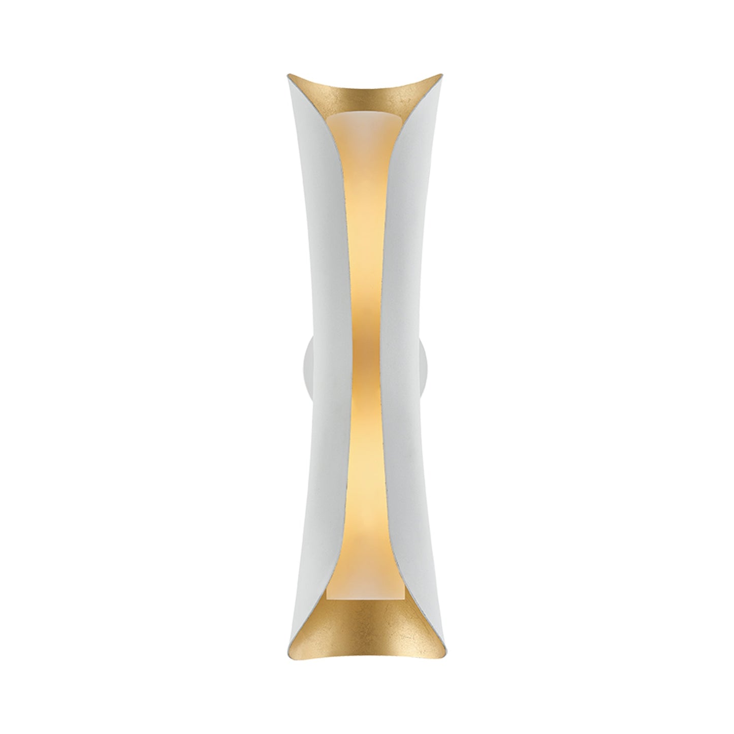 Josie Wall Light in Gold Leaf / White (21-Inch).