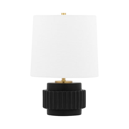 Kalani Table Lamp in Matte Black.