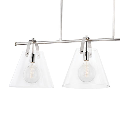 Karin Linear Pendant Light in Detail.