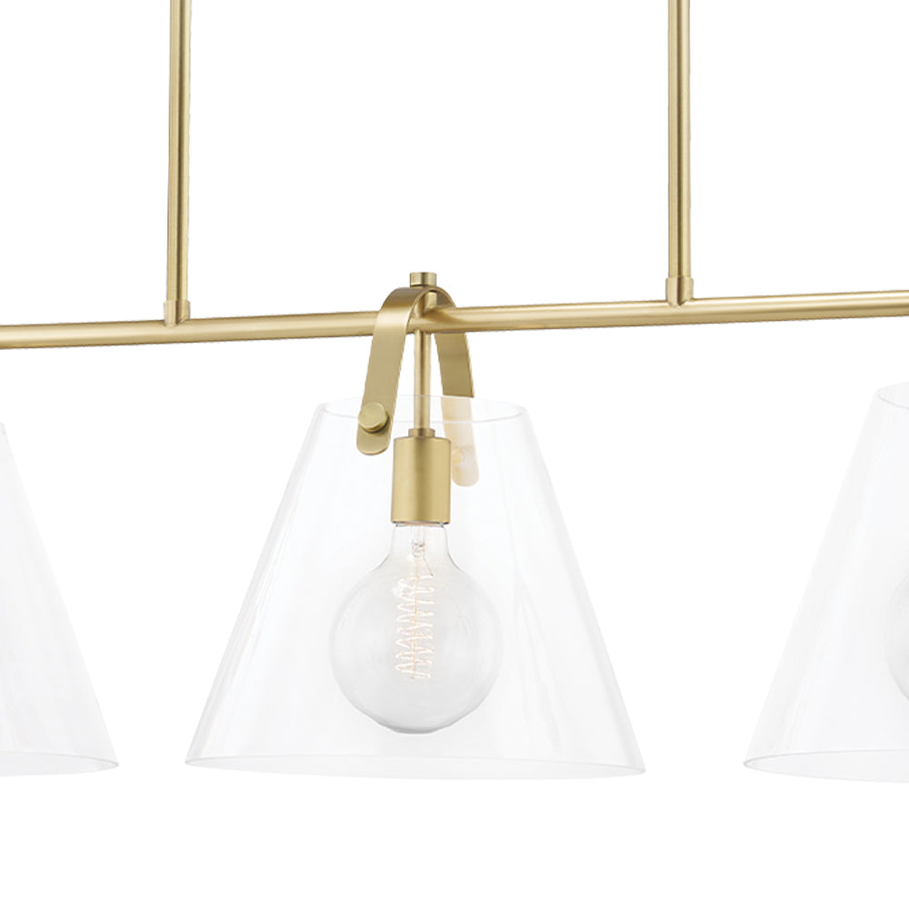 Karin Linear Pendant Light in Detail.