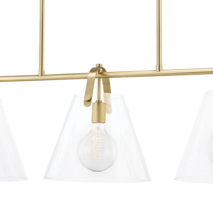 Karin Linear Pendant Light in Detail.