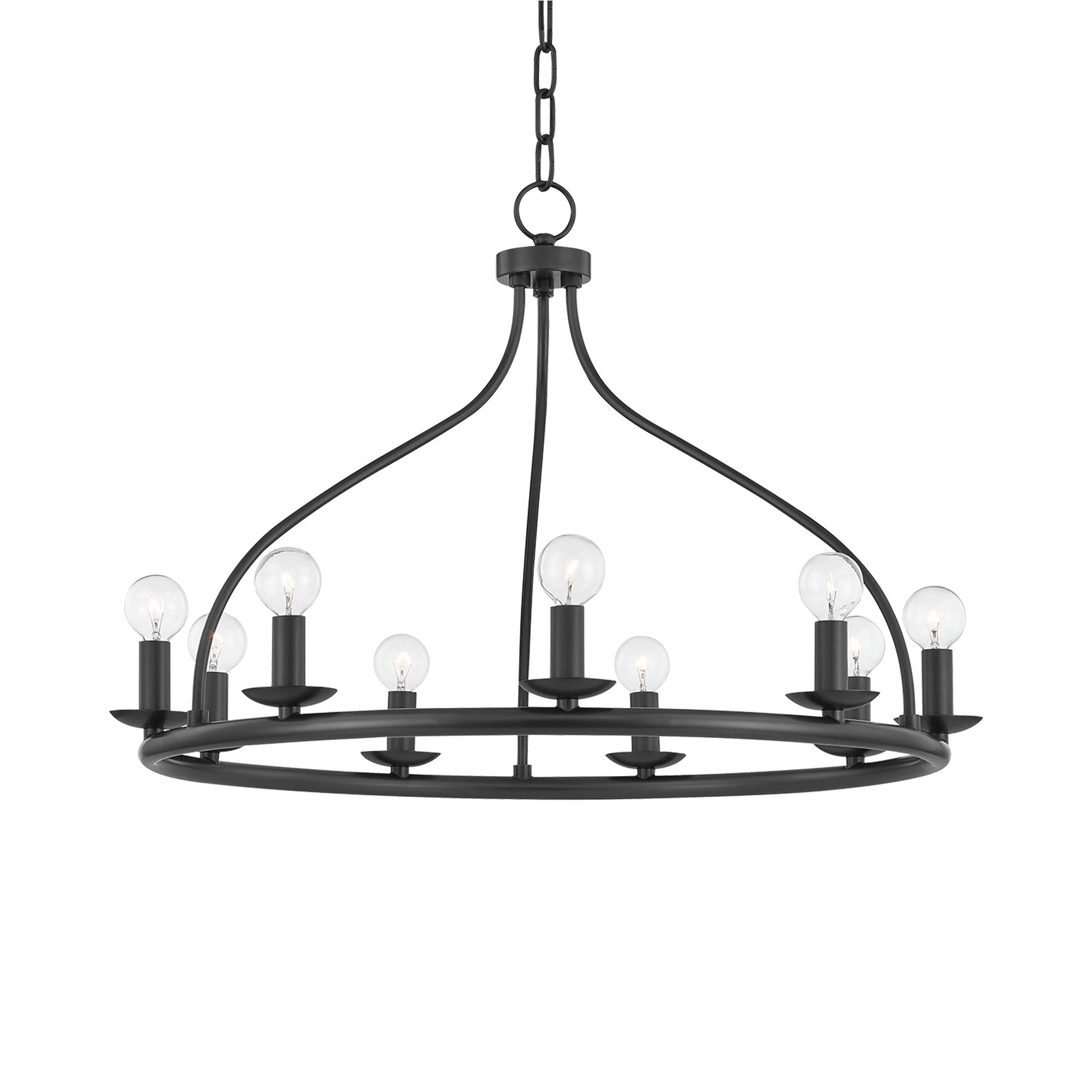 Kendra Chandelier in Old Bronze (9-Light).