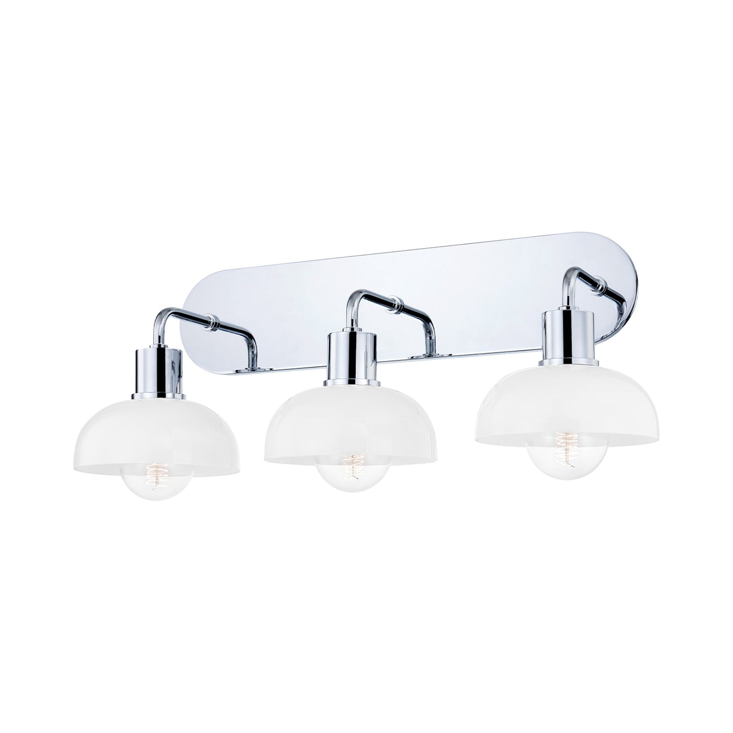 Kyla Bath Vanity Light in Polished Chrome (3-Light).