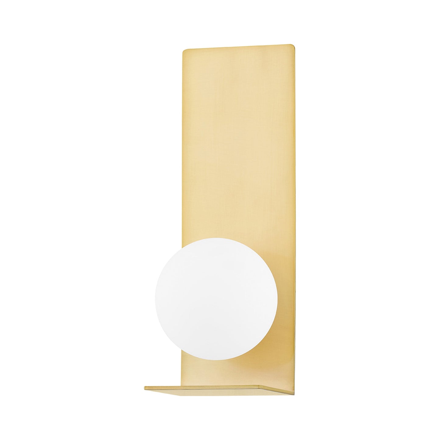 Lani Wall Light in Aged Brass.