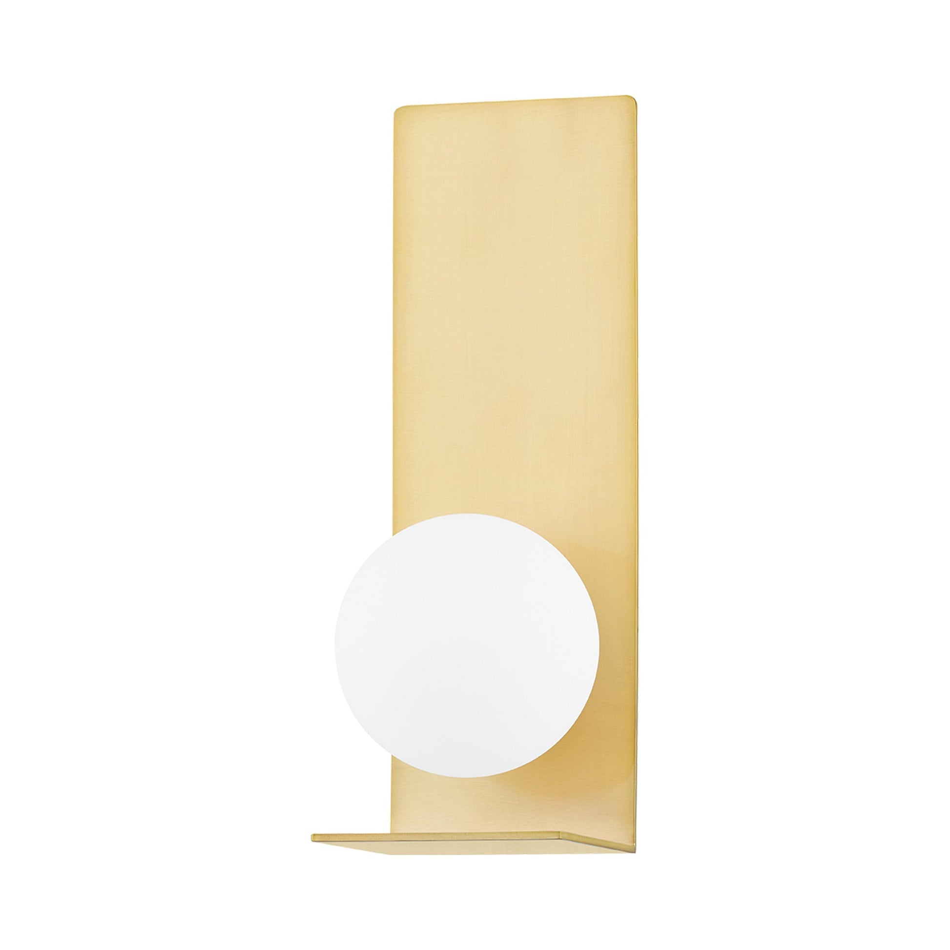 Lani Wall Light in Aged Brass.