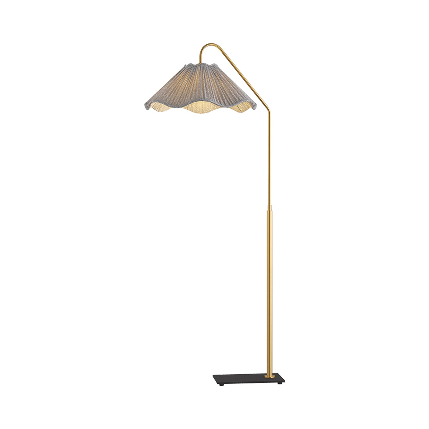 Lauren Floor Lamp in Mimosa Grey.
