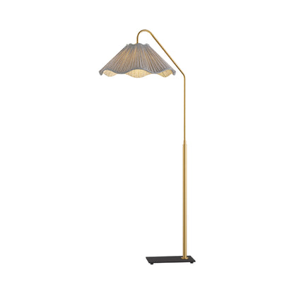 Lauren Floor Lamp in Mimosa Grey.