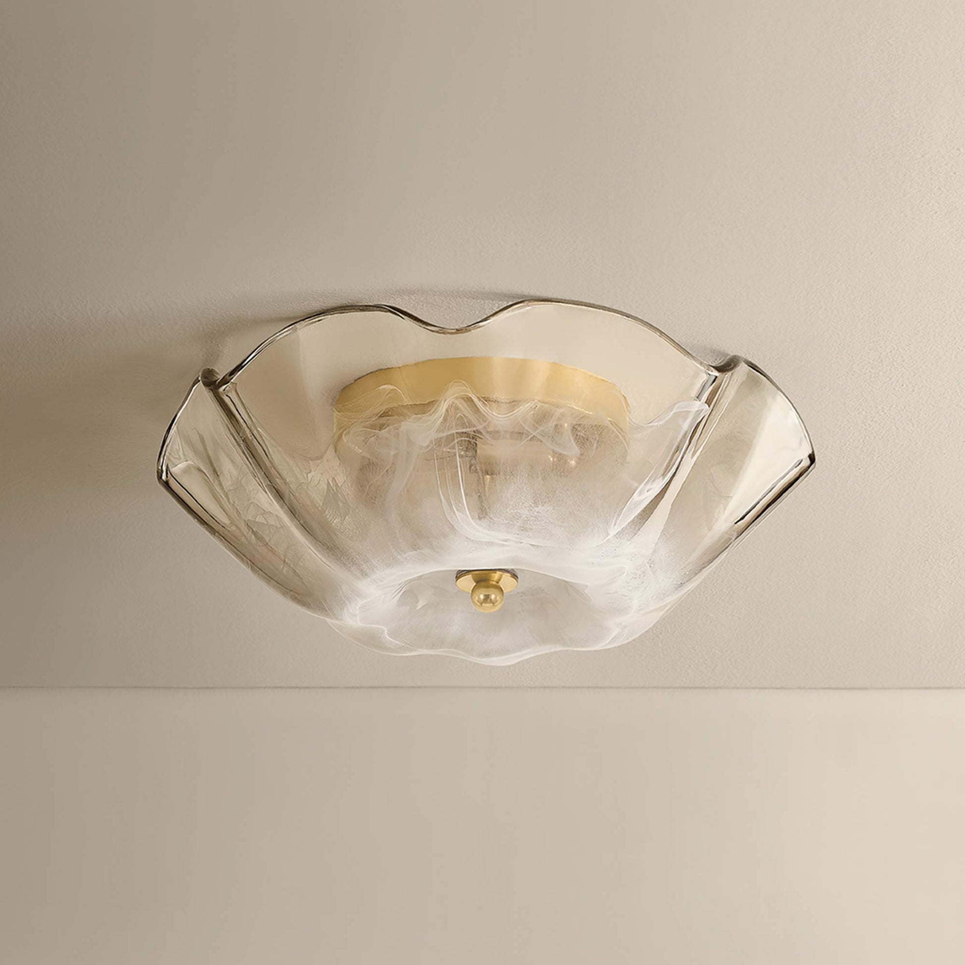 Leona Flush Mount Ceiling Light in Detail.