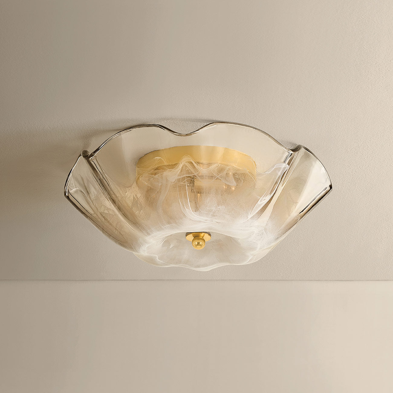Leona Flush Mount Ceiling Light in Detail.