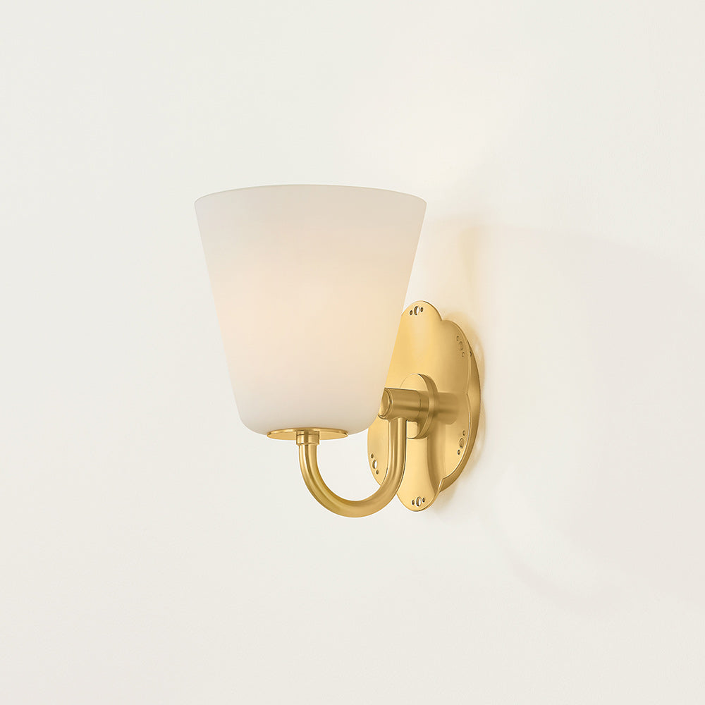 Leonella Bath Wall Light in Detail.