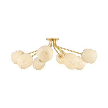 Lisette Semi Flush Mount Ceiling Light (8-Light).
