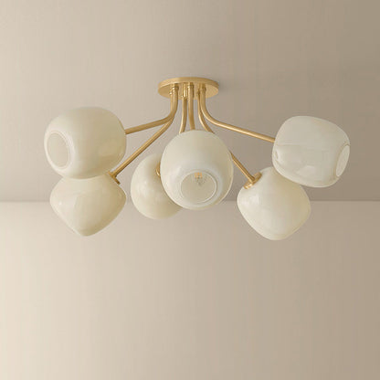Lisette Semi Flush Mount Ceiling Light in Detail.