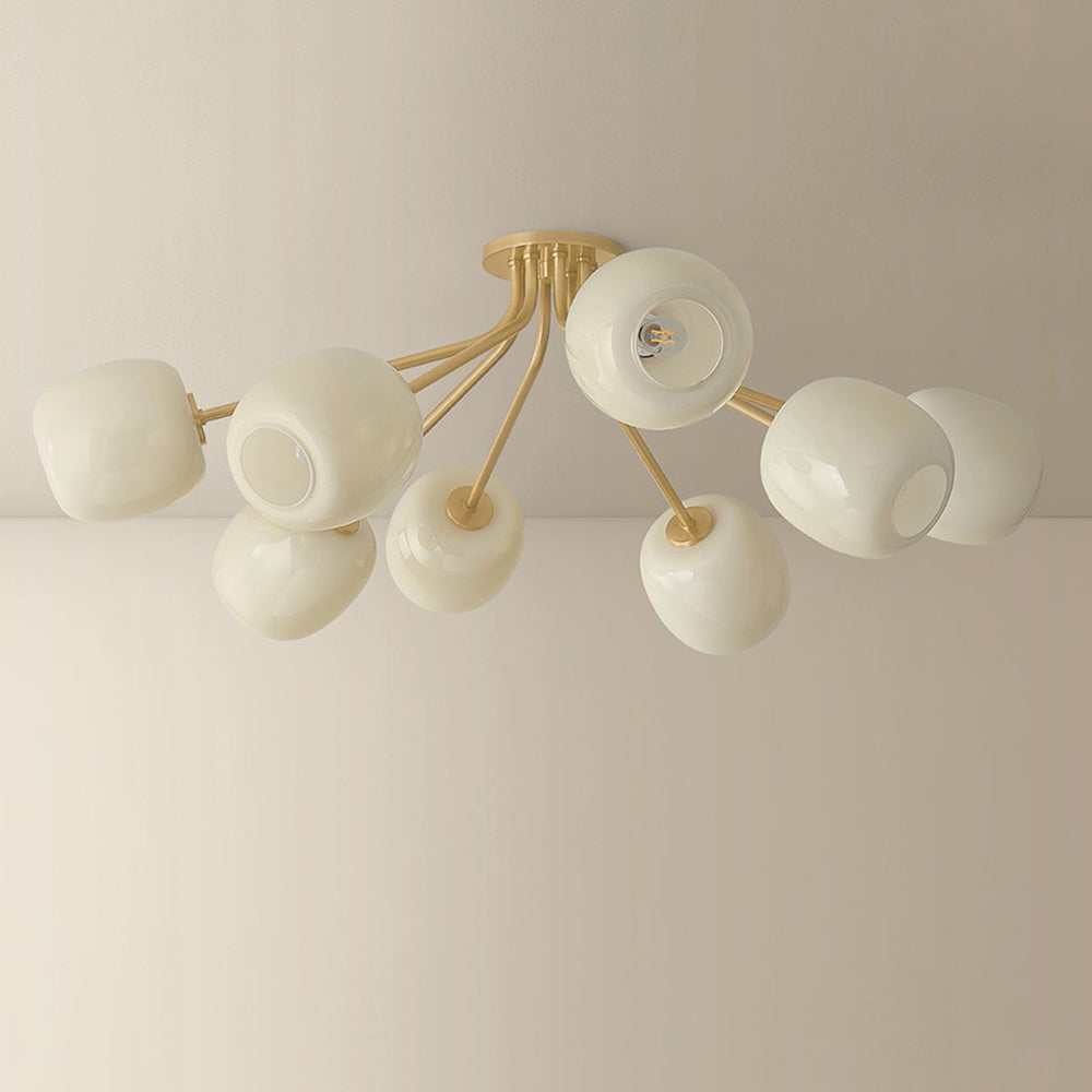 Lisette Semi Flush Mount Ceiling Light in Detail.