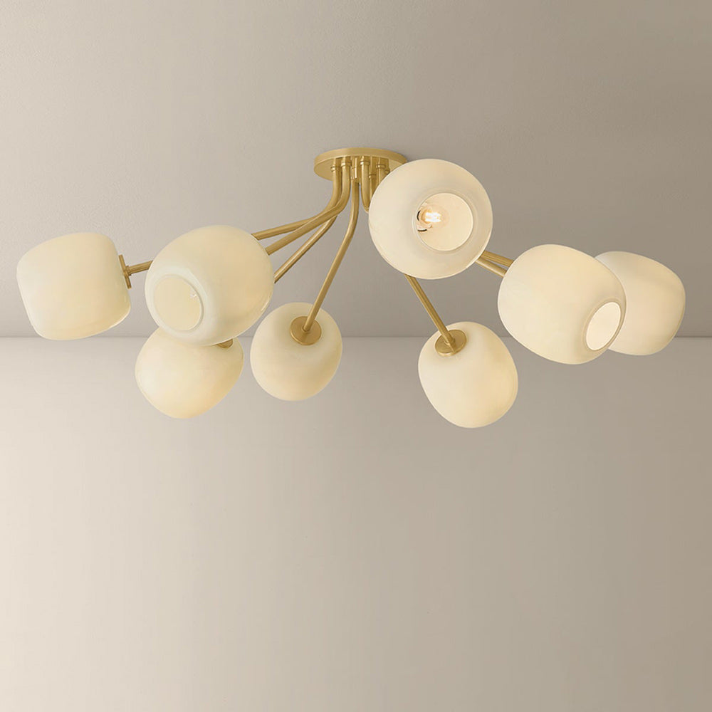Lisette Semi Flush Mount Ceiling Light in Detail.