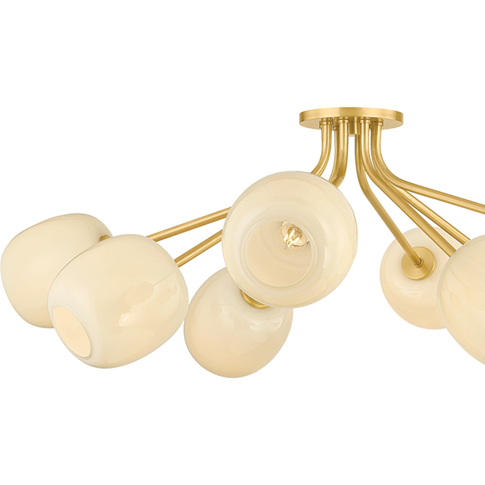 Lisette Semi Flush Mount Ceiling Light in Detail.