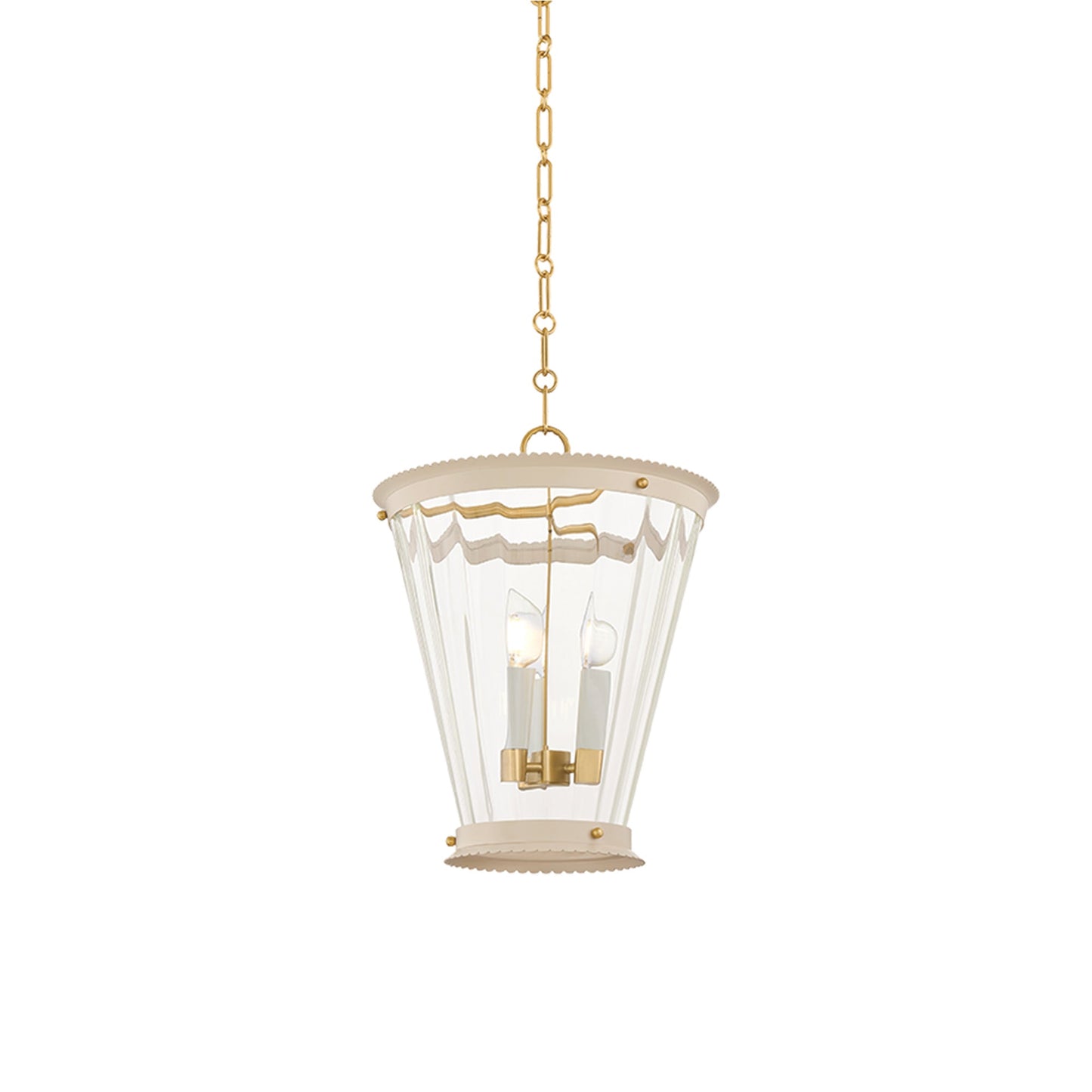 Lucretia Pendant Light in Soft Bisque.