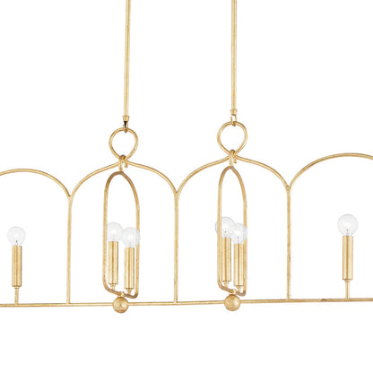 Mallory Linear Pendant Light in Detail.