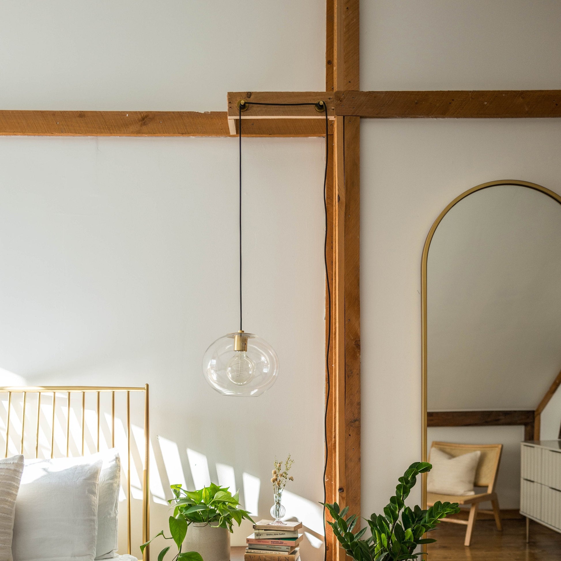 Margot Pendant Light in living room.