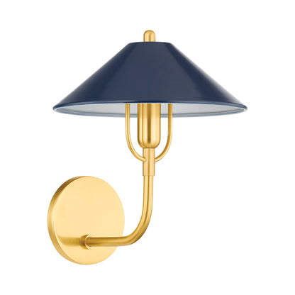 Mariel Wall Light in Soft Navy.