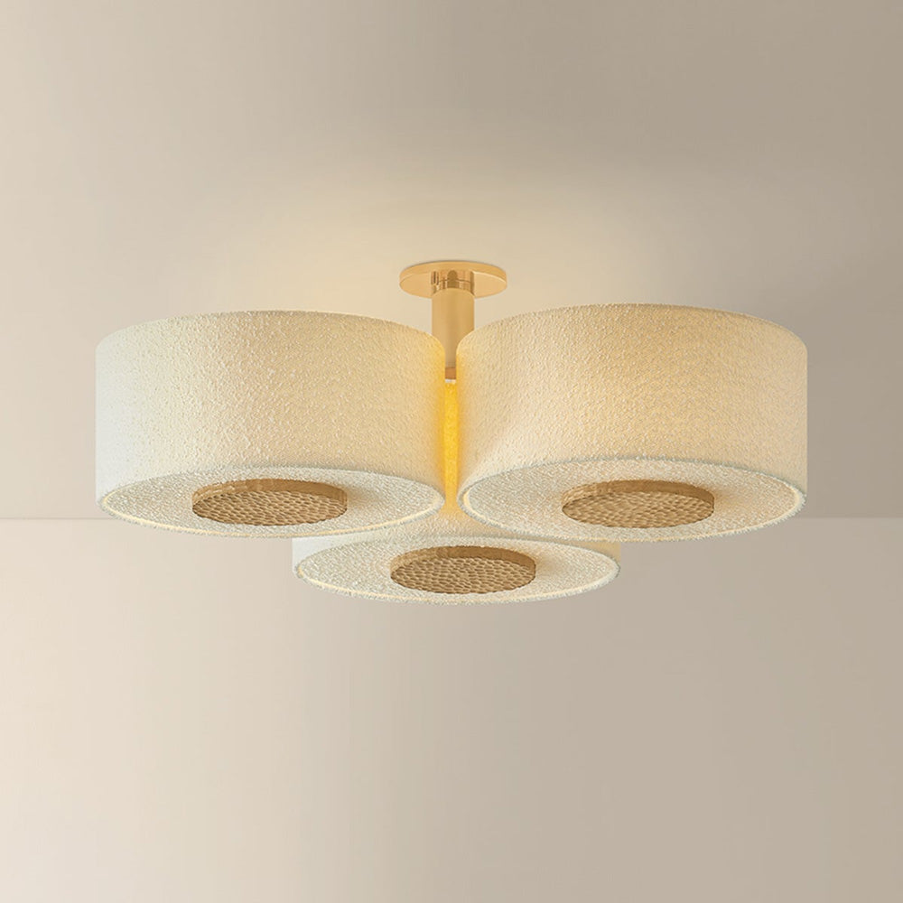Miller Semi Flush Mount Ceiling Light in Detail.