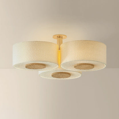 Miller Semi Flush Mount Ceiling Light in Detail.