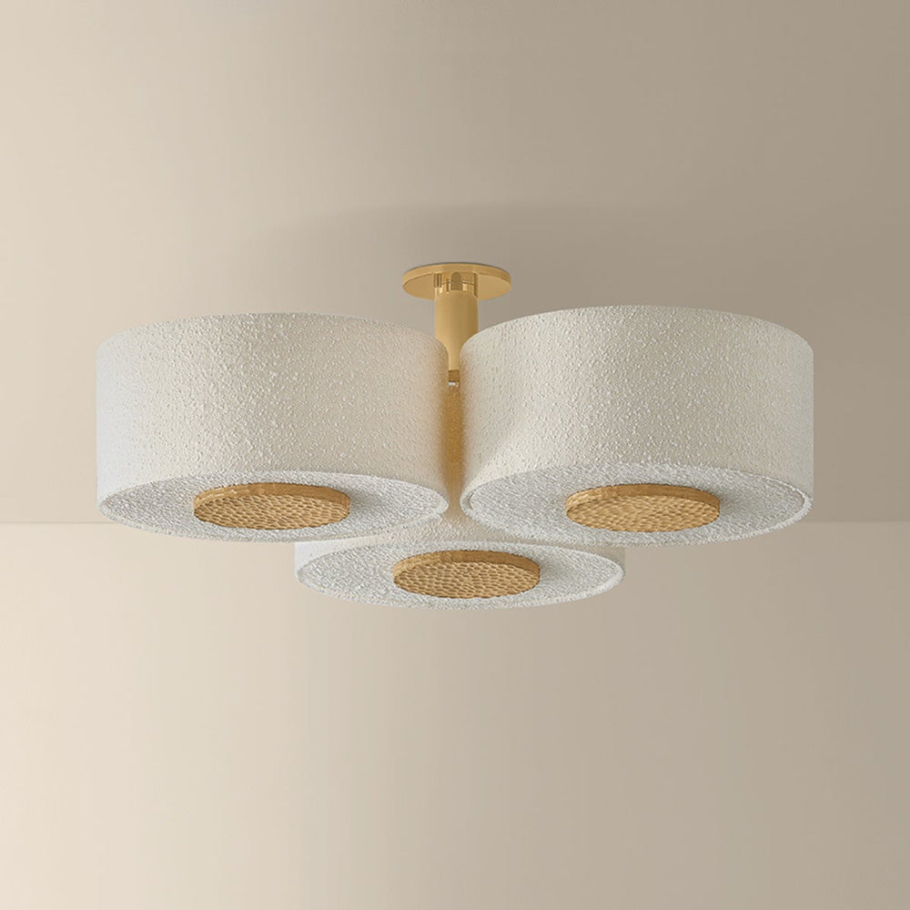 Miller Semi Flush Mount Ceiling Light in Detail.