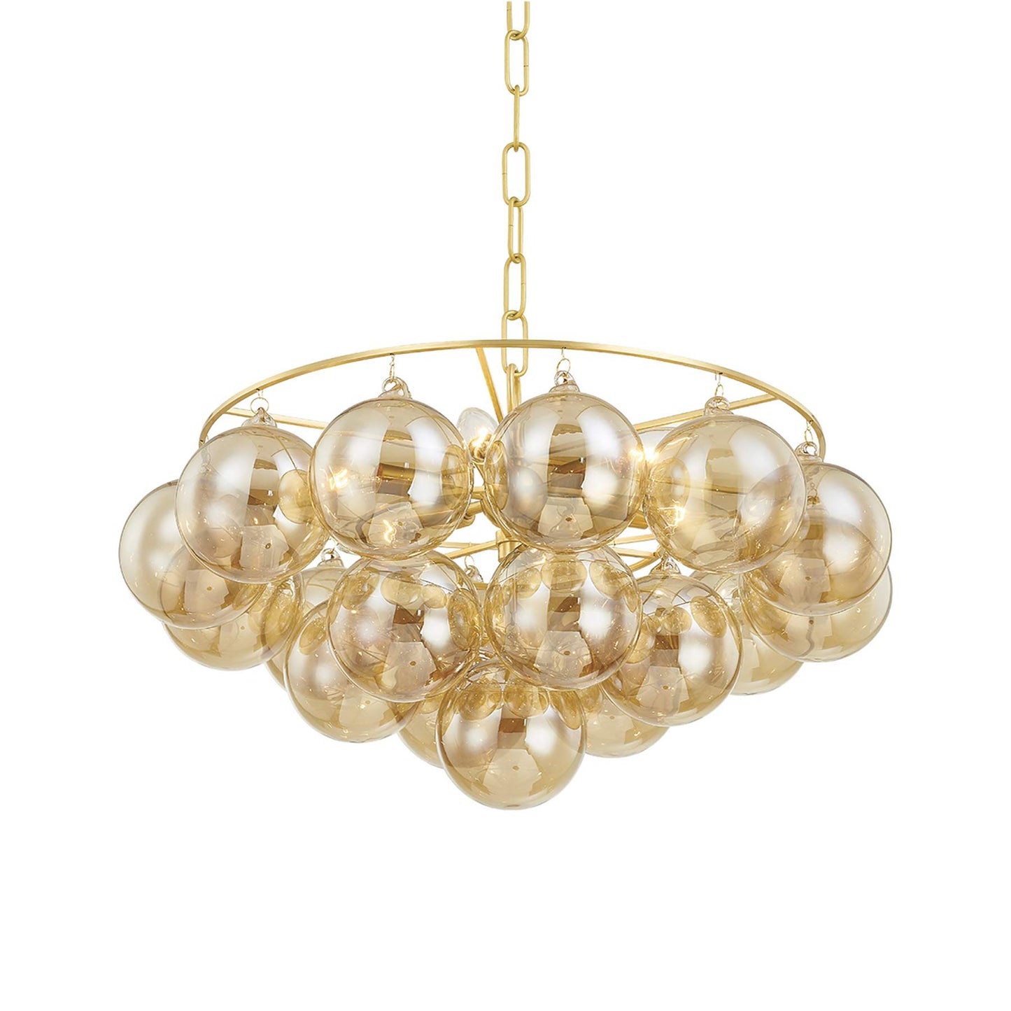 Mimi Chandelier in Plated Champagne (Small).