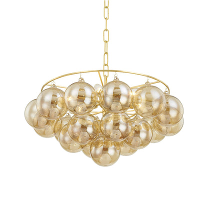 Mimi Chandelier in Plated Champagne (Small).