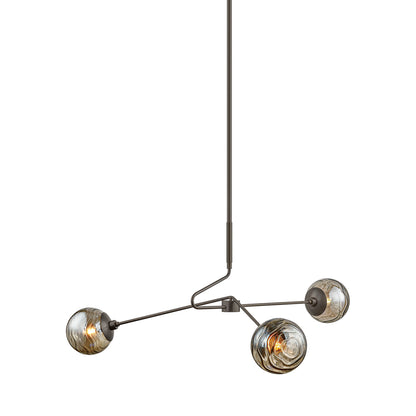 Nyla Chandelier in True Bronze.