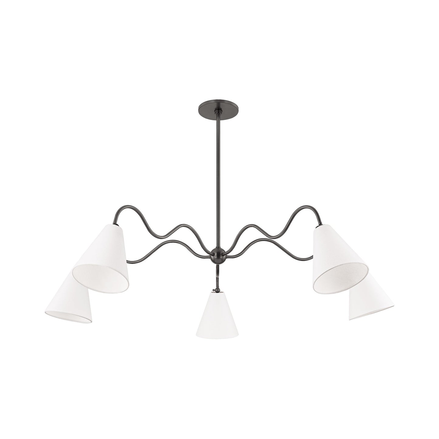 Onda Chandelier in Old Bronze (5-Light).