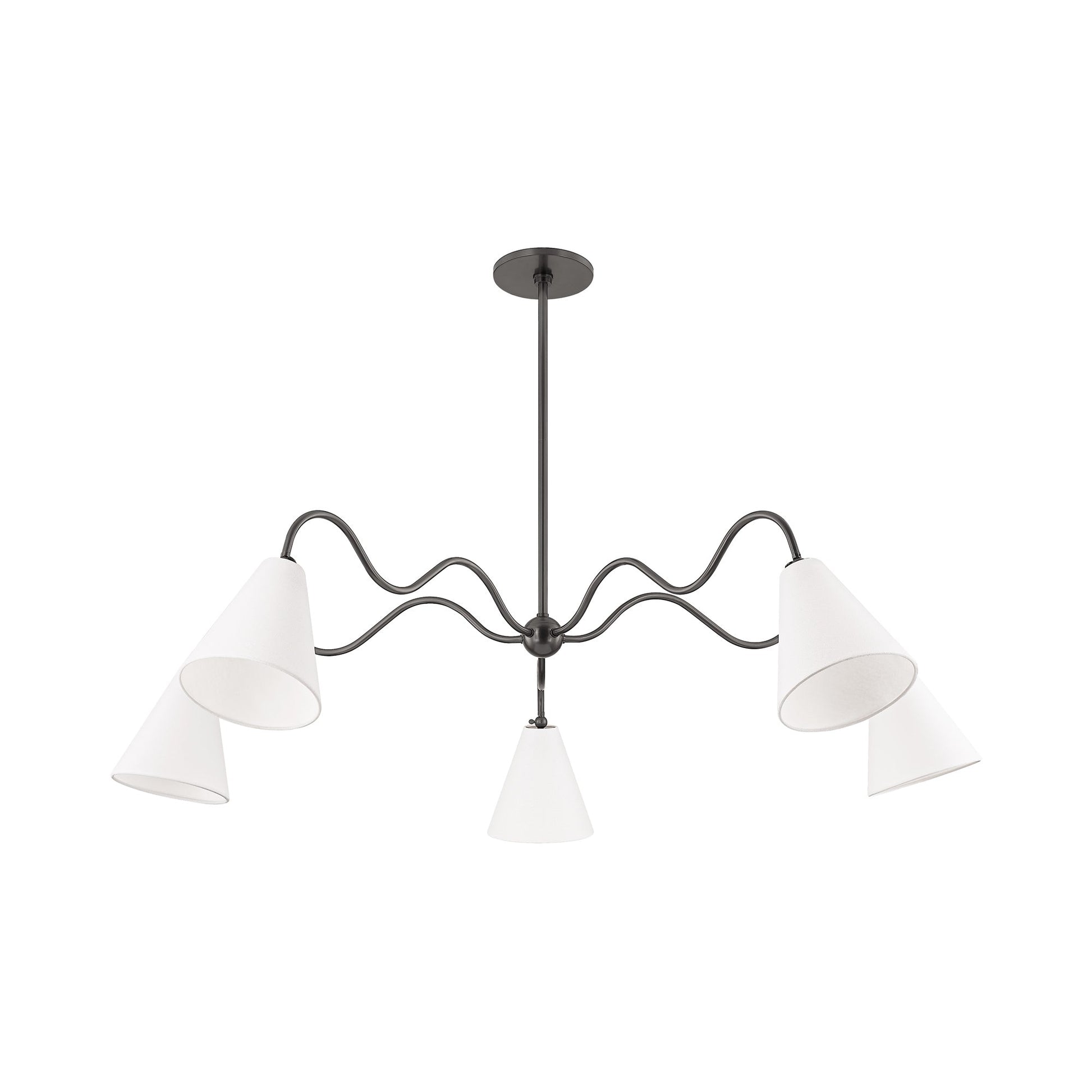 Onda Chandelier in Old Bronze (5-Light).