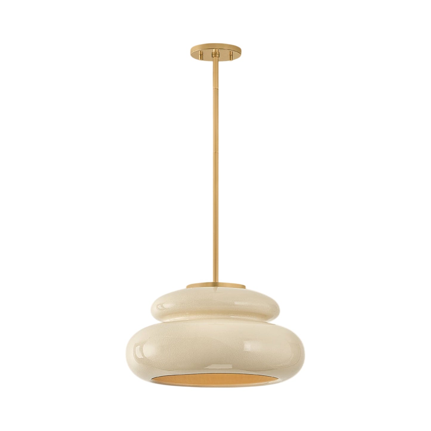 Pia Pendant Light in Butter Crackle.