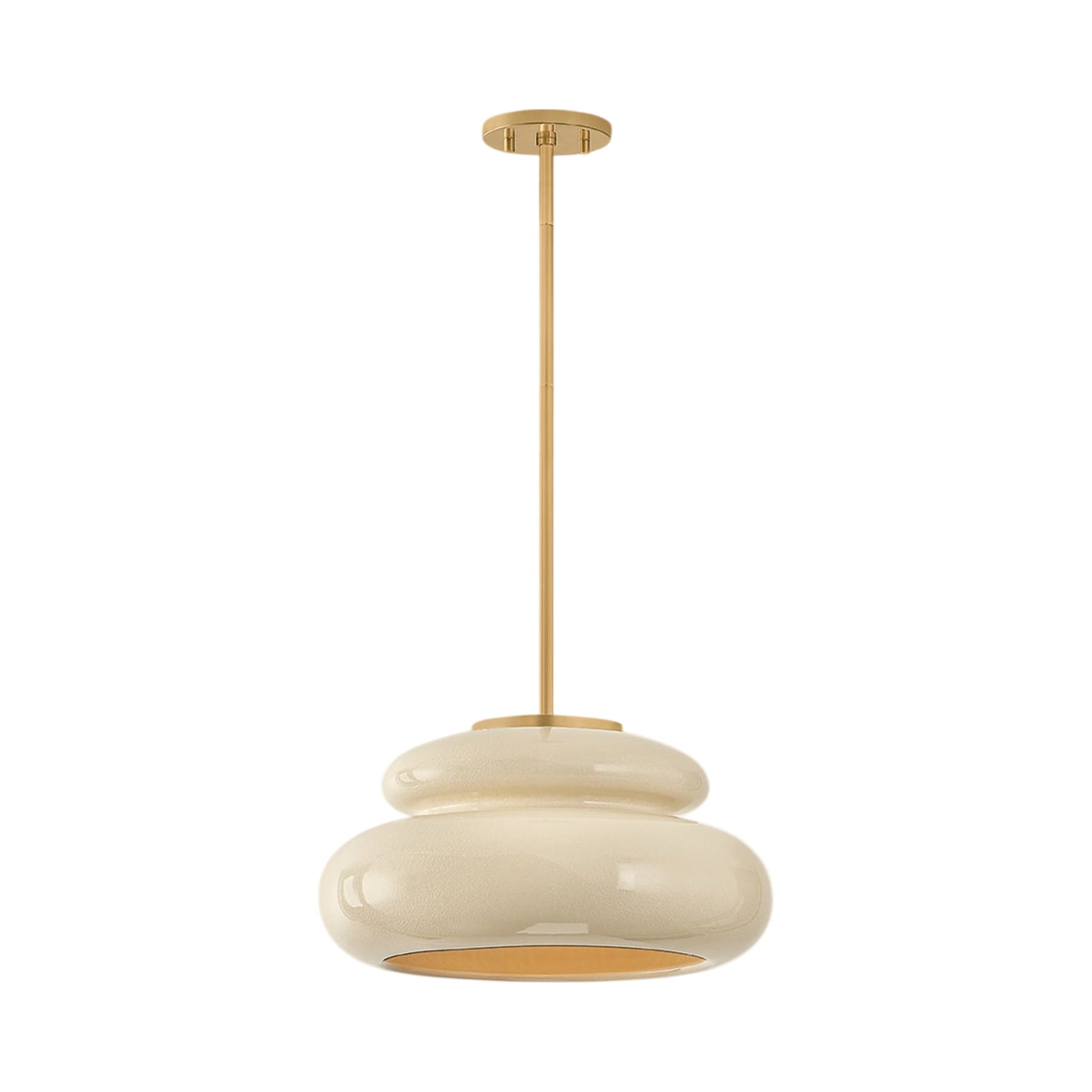 Pia Pendant Light in Butter Crackle.