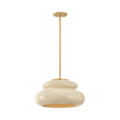 Pia Pendant Light in Butter Crackle.