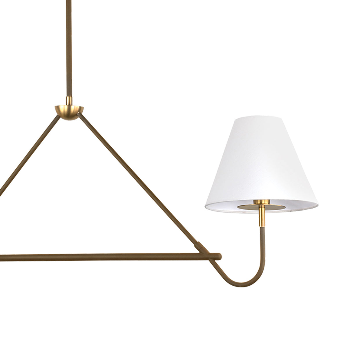 Polly Linear Pendant Light in Detail.