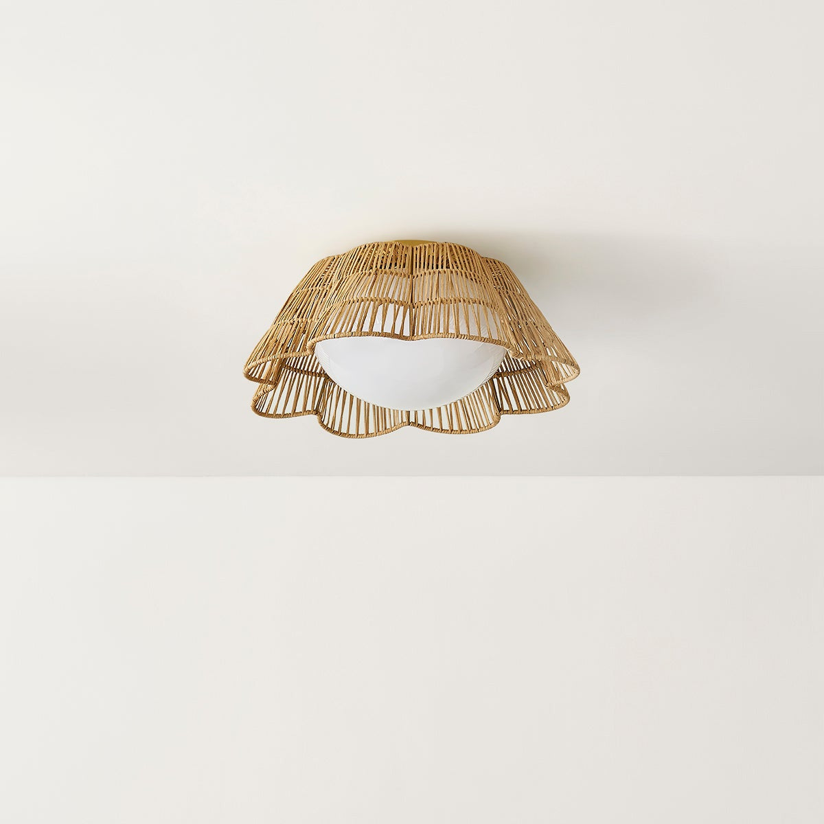 Rosa Flush Mount Ceiling Light in Detail.