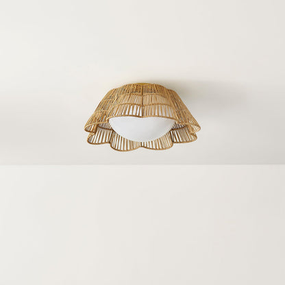 Rosa Flush Mount Ceiling Light in Detail.