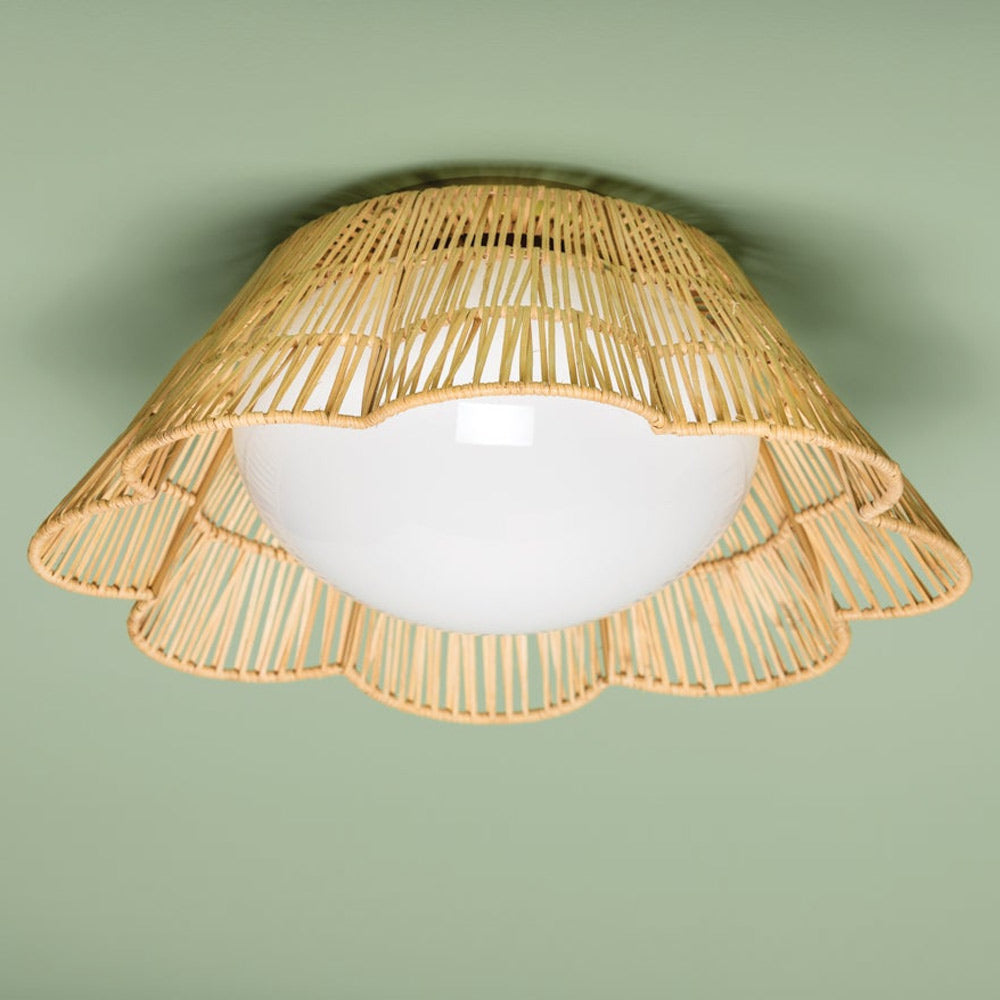 Rosa Flush Mount Ceiling Light in Detail.
