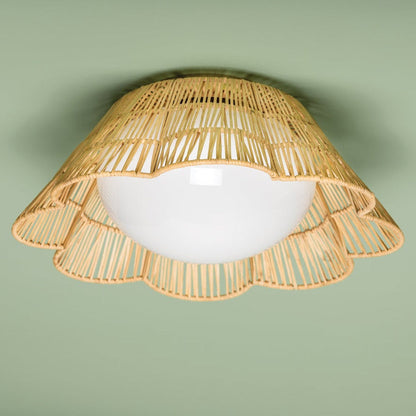 Rosa Flush Mount Ceiling Light in Detail.