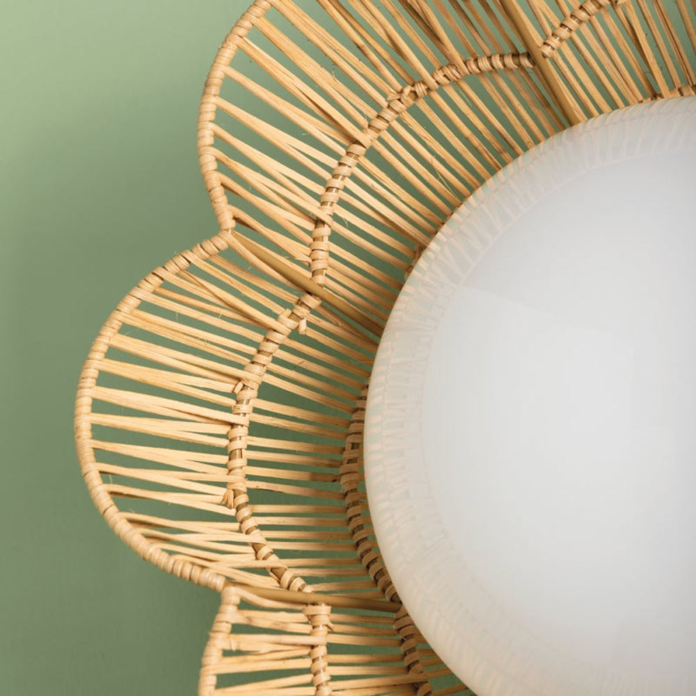 Rosa Flush Mount Ceiling Light in Detail.