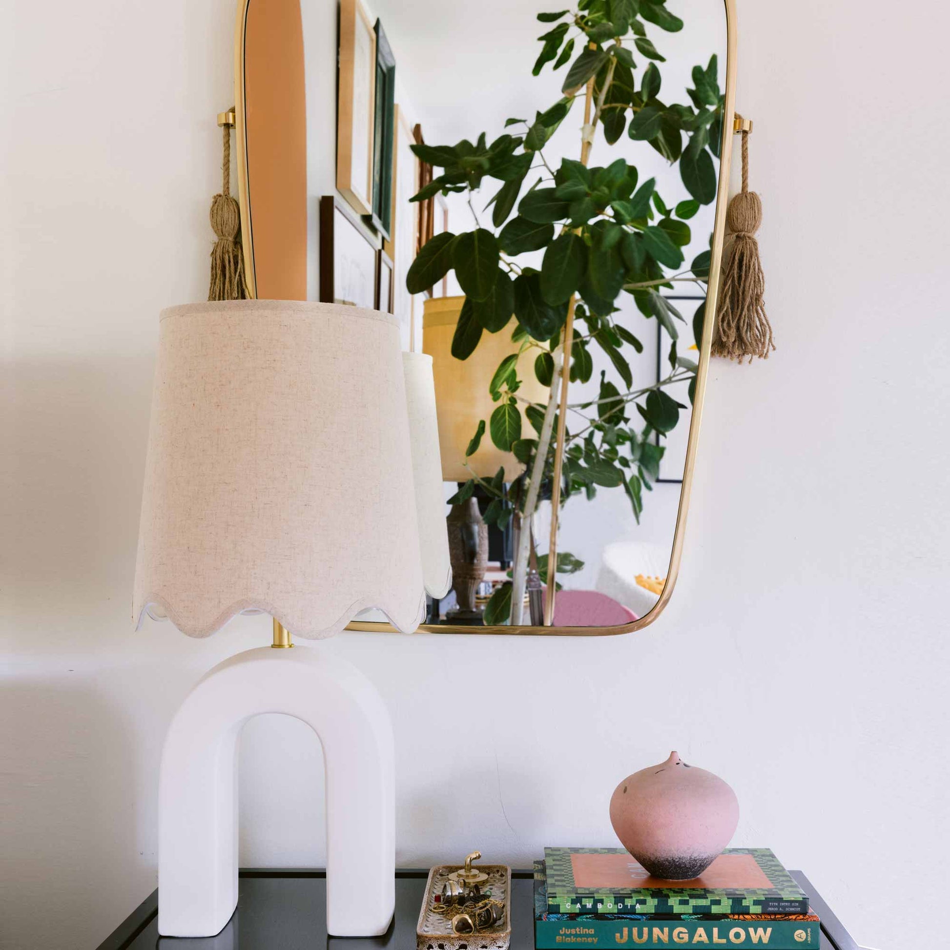 Roshani Table Light in living room.